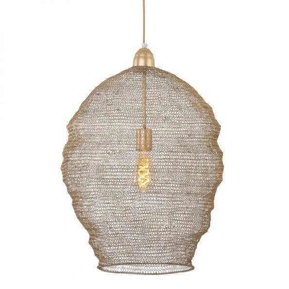 Lampe suspendue botanique bronze Nina-1378BR