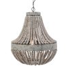 Lampe suspendue rustique beige Luna-1399W