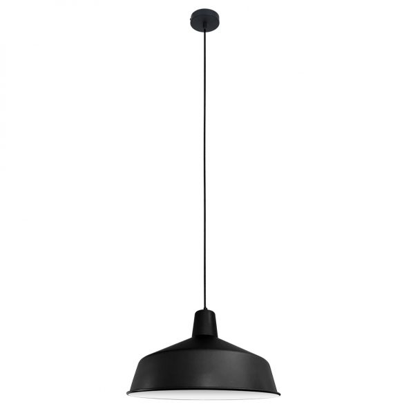 Suspensions industrielle Blackmoon noir ø 40 cm – Image 10
