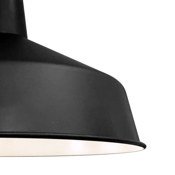 Suspensions industrielle Blackmoon noir ø 40 cm – Image 4