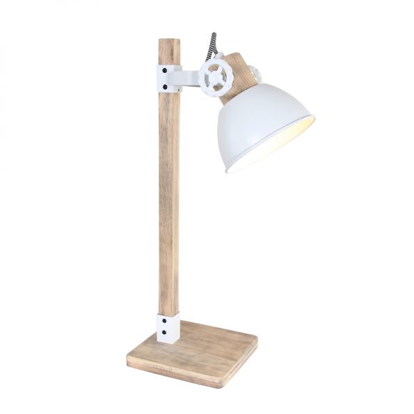 Lampe de table rustique blanc Gearwood-2665W