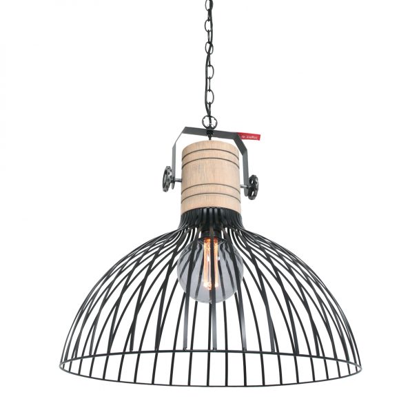 Suspensions industrielle Dunbar noir ø 52 cm – Image 2