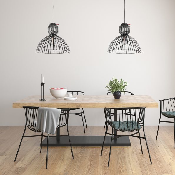 Suspensions industrielle Dunbar noir ø 52 cm – Image 3