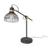 Lampe de table industrielle noir Dunbar-3090ZW