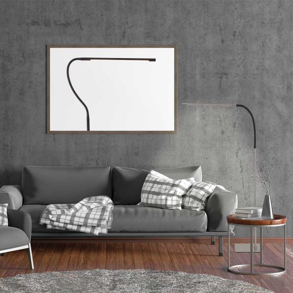 Lampadaires industrielle Serpent staal – Image 3