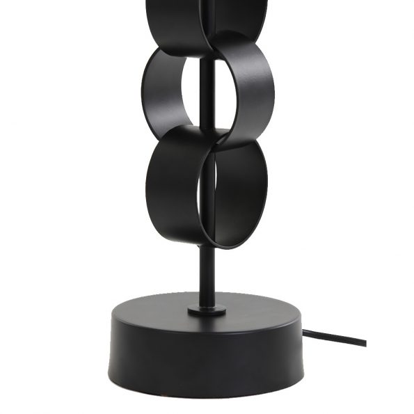 Lampe de table moderne noir Circulum – Image 3