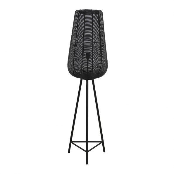 Lampe sur pied industrielle noir Adeta – Image 2