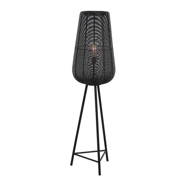 Lampe sur pied industrielle noir Adeta – Image 4