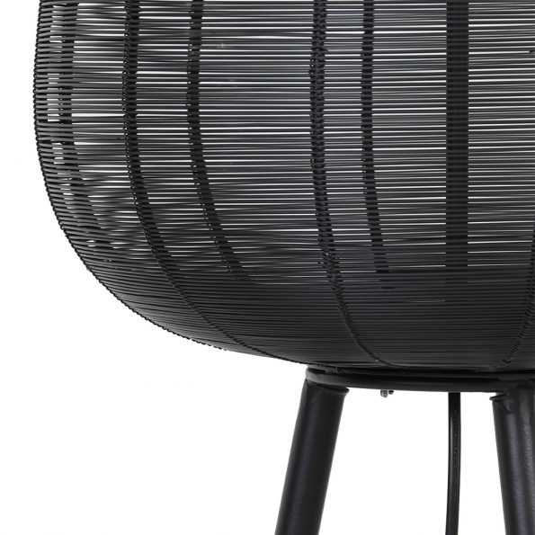 Lampe sur pied industrielle noir Adeta – Image 5