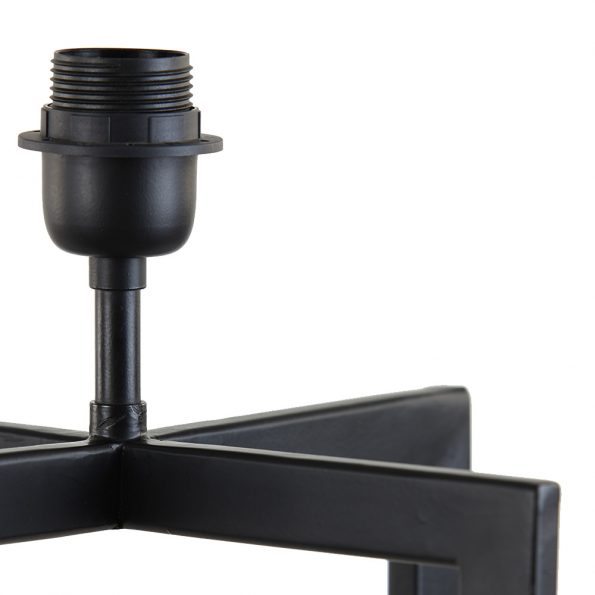 Lampe sur pied moderne noir Mace – Image 8