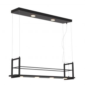 Lampe suspendue industrielle noire Tør-3298ZW