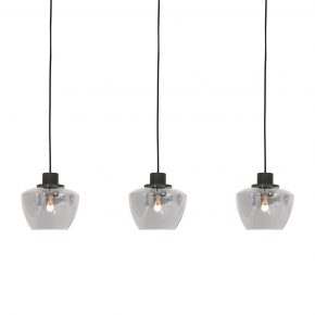 Suspension moderne transparent noirever-3350ZW