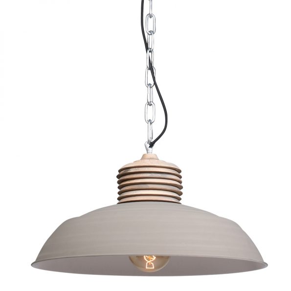Suspension rustique gris Samso-7974CR