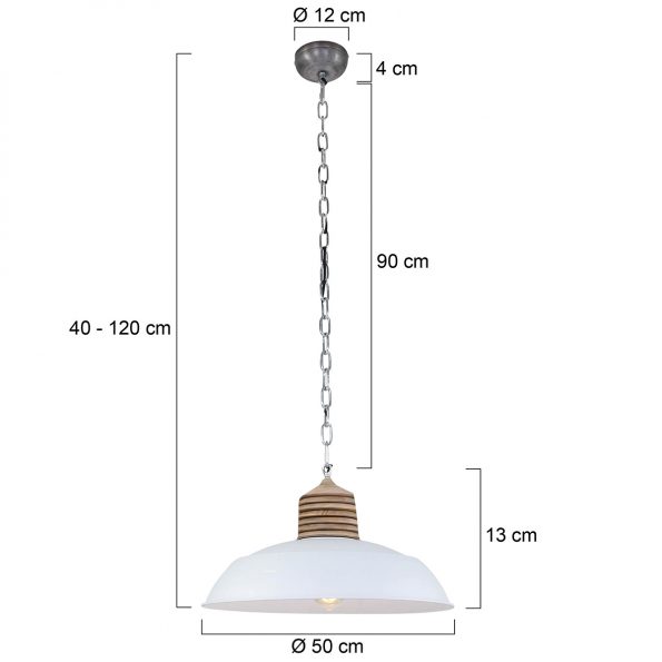 Suspensions industrielle Samso hout ø 50 cm – Image 6