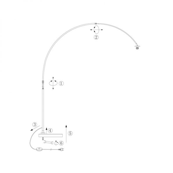 Lampadaires industrielle Sparkled Light staal – Image 7