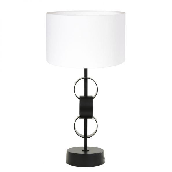 Lampe à poser moderne blanc Circulum-8257ZW