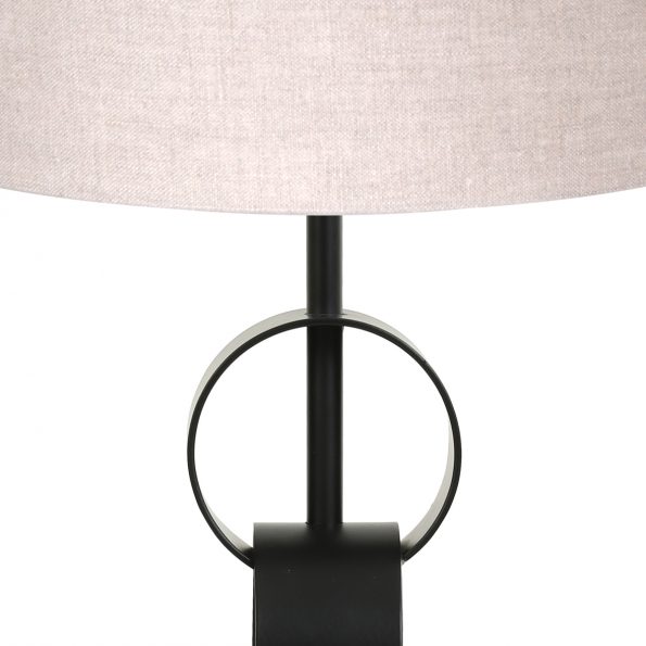 Lampe de table industrielle beige Circulum – Image 2