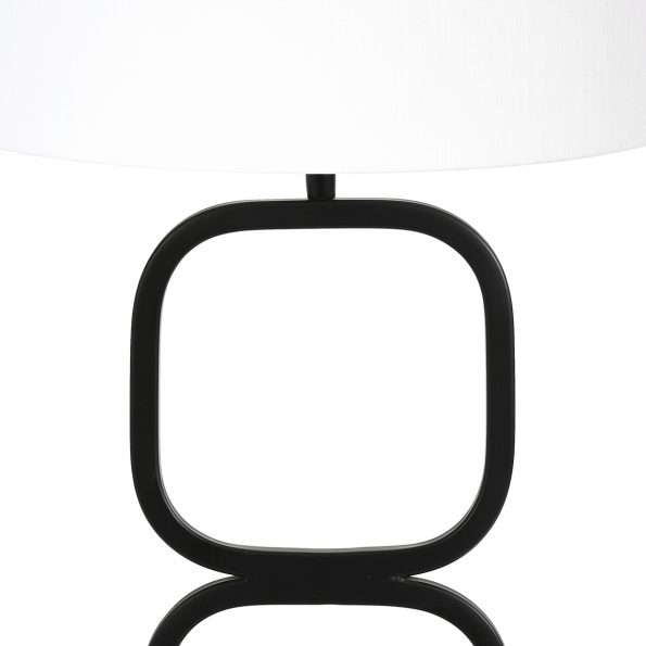 Lampe de table industrielle blanc Lutika – Image 2