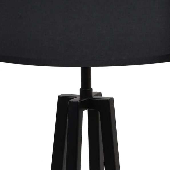 Lampe de table moderne noir Miley – Image 2