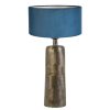 Lampe à poser industrielle bleu Papey-8372BR