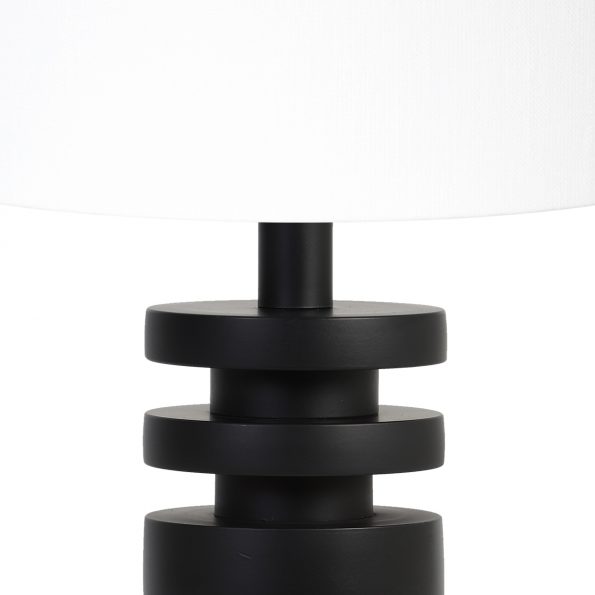Lampe de table moderne blanc Desley – Image 2