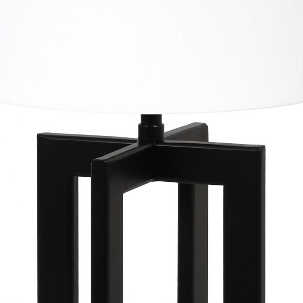 Lampe de table industrielle blanc Mace – Image 2