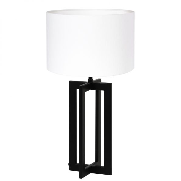 Lampe de table industrielle blanc Mace-8461ZW