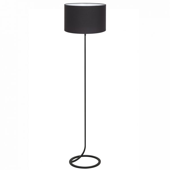 Lampe sur pied industrielle noir Mavey-8476ZW