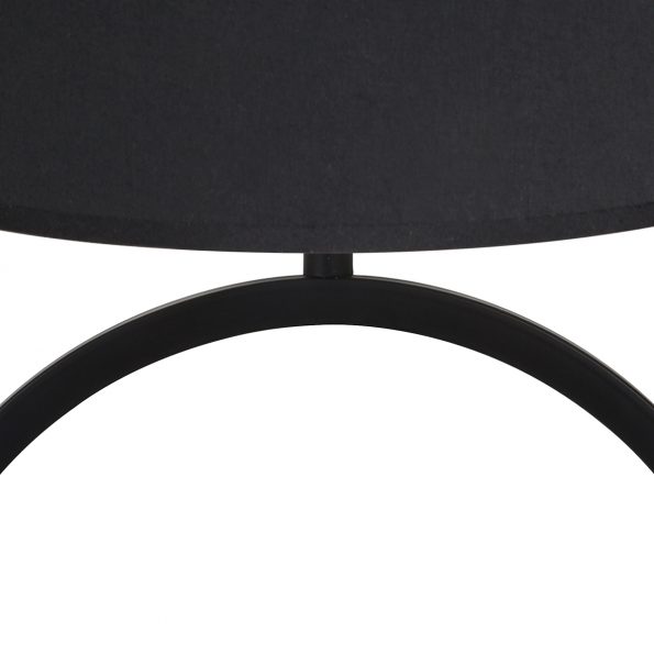 Lampe de table moderne noir Liva – Image 2