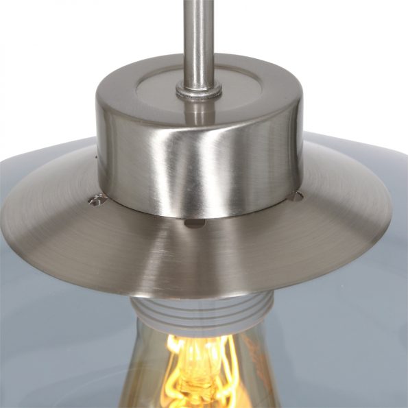 Suspensions industrielle Sparkled Light transparant ø 32 cm – Image 3