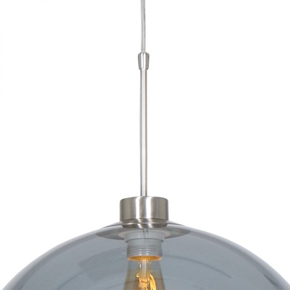 Suspensions industrielle Sparkled Light transparant ø 32 cm – Image 4