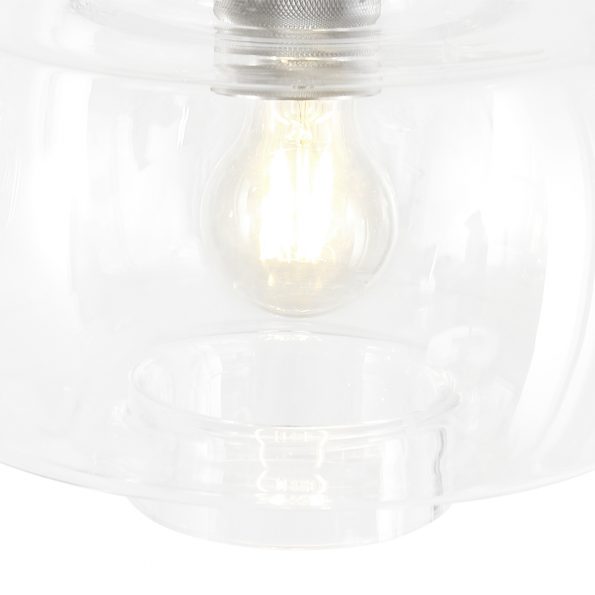 Lampe suspendue moderne transparent Glass light – Image 5