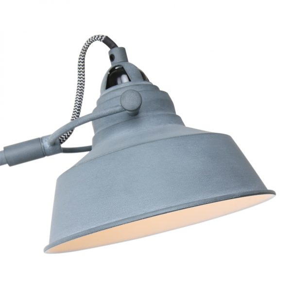 Lampes à poser industrielle Nove gris ø 18 cm – Image 2