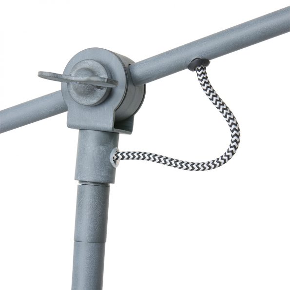 Lampes à poser industrielle Nove gris ø 18 cm – Image 4