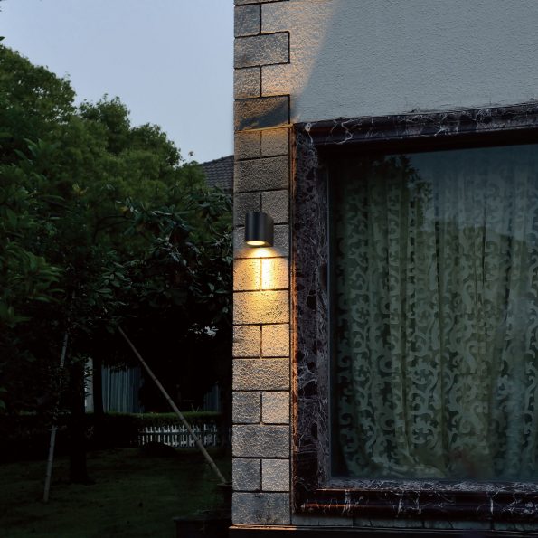Appliques murales industrielle Buitenlampen zwart – Image 3