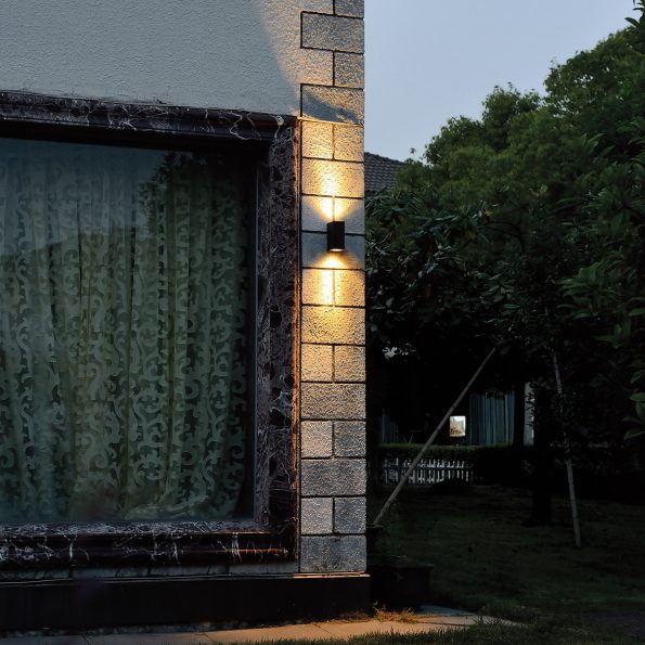 Appliques murales industrielle Buitenlampen zwart – Image 2