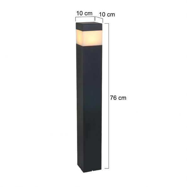 Lampadaires industrielle Buitenlampen zwart – Image 6