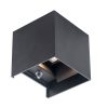 Applique murale moderne noire Cebu-2728ZW