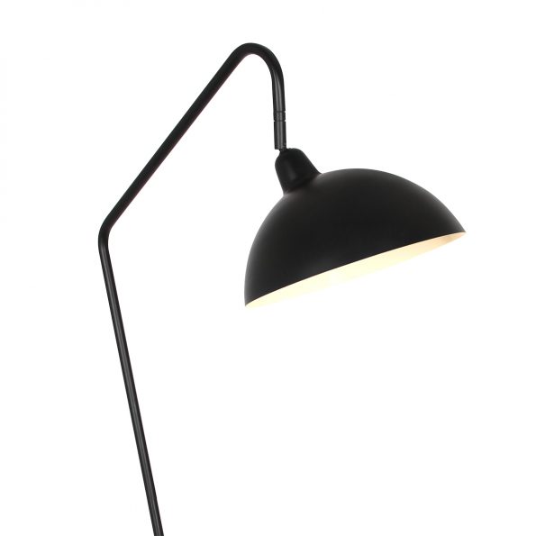 Lampe sur pied industrielle noir Orion – Image 2