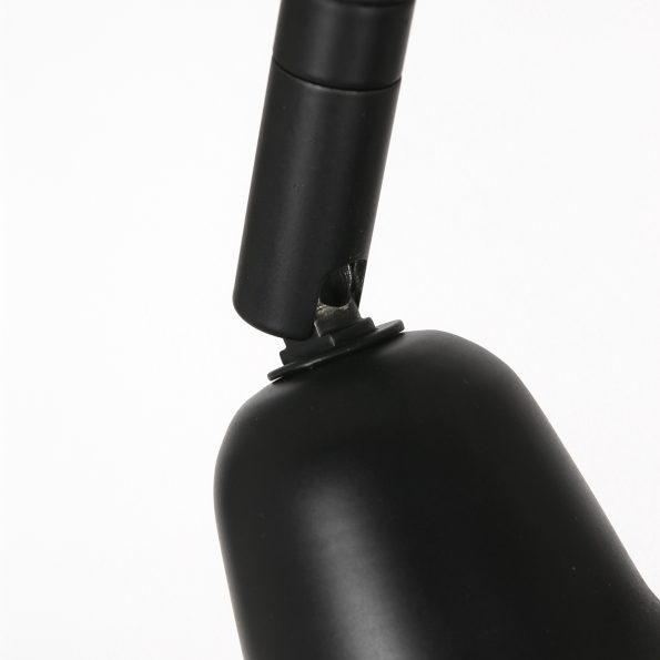 Lampe sur pied industrielle noir Orion – Image 3