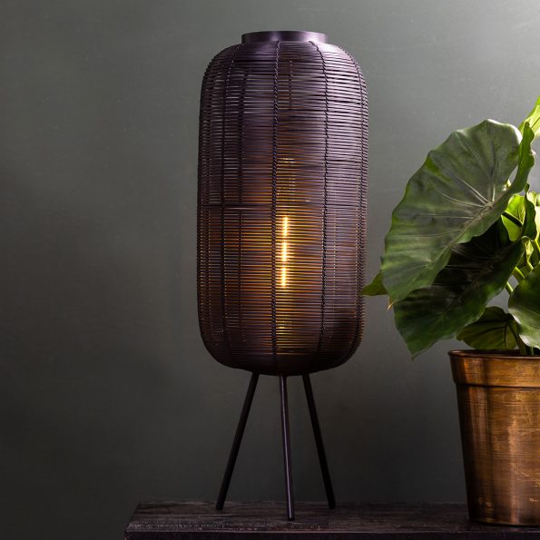 Lampe de table moderne noir Tomek – Image 2