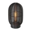 Lampe de table rustique noir Ophra-2917ZW