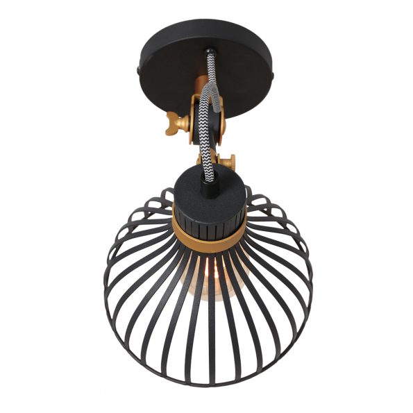 Appliques murales industrielle Dunbar zwart – Image 10