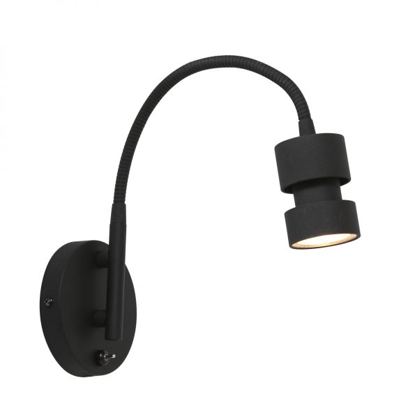 Appliques murales industrielle Natasja LED zwart – Image 13