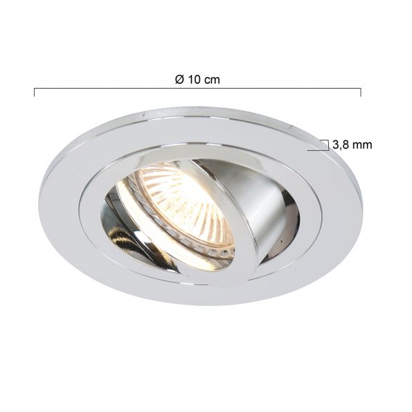 Plafonniers industrielle Pelite spot chrome ø 10 cm – Image 6