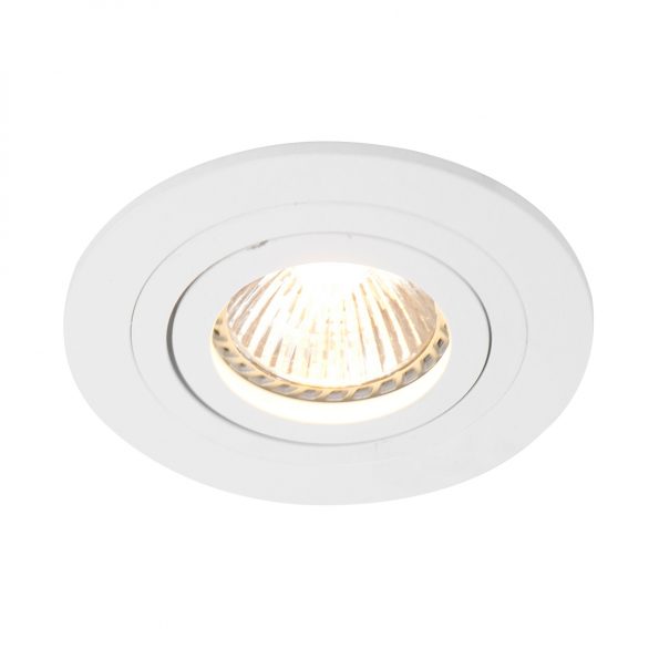 Plafonnier moderne blanc Round-7304W