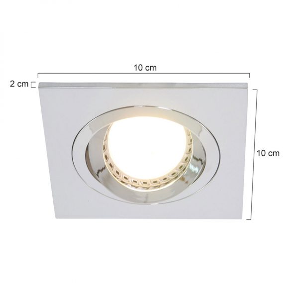 Plafonniers industrielle Pelite spot chroom – Image 6