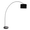 Lampe arc moderne noir Solva-7976ZW